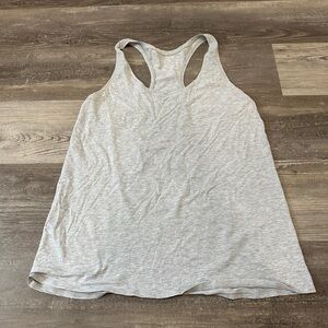 Excellent condition lululemon grey racer back tank sz 10